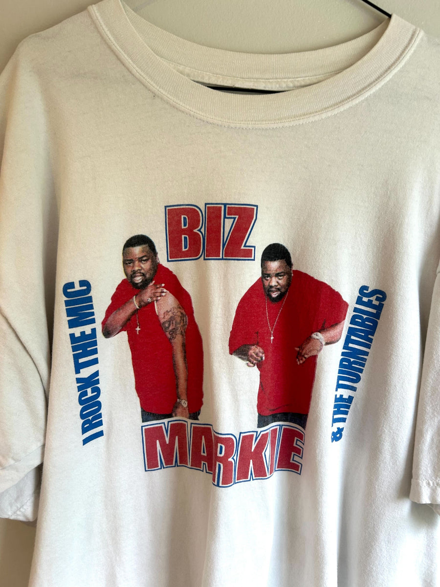 Biz Markie Rock the Mic & Turntables Vintage Rap T-Shirt – The