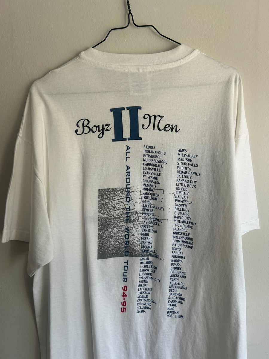 Boyz 2 Men All Around the World Tour Vintage T-Shirt – The Bass