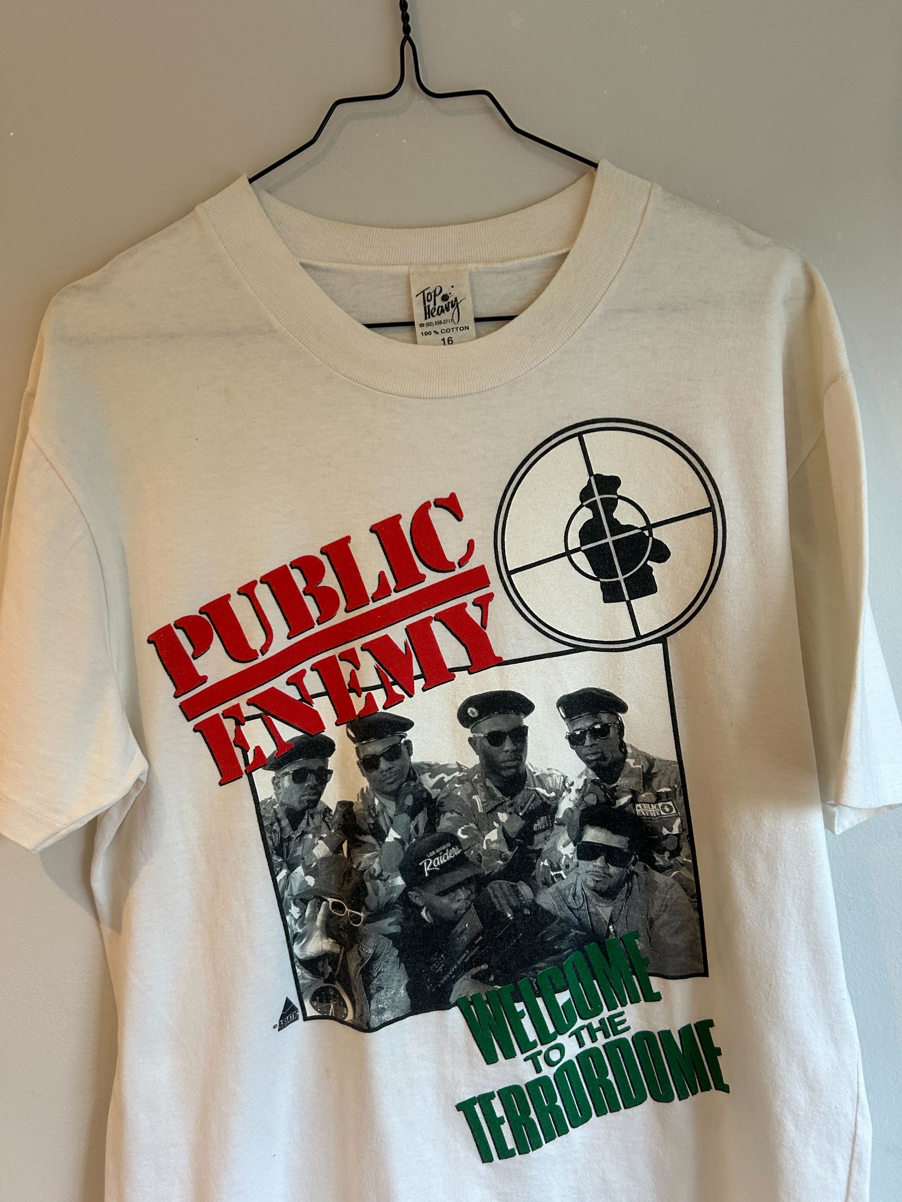 Public Enemy 'Welcome to the Terrordome' Vintage T-Shirt – The