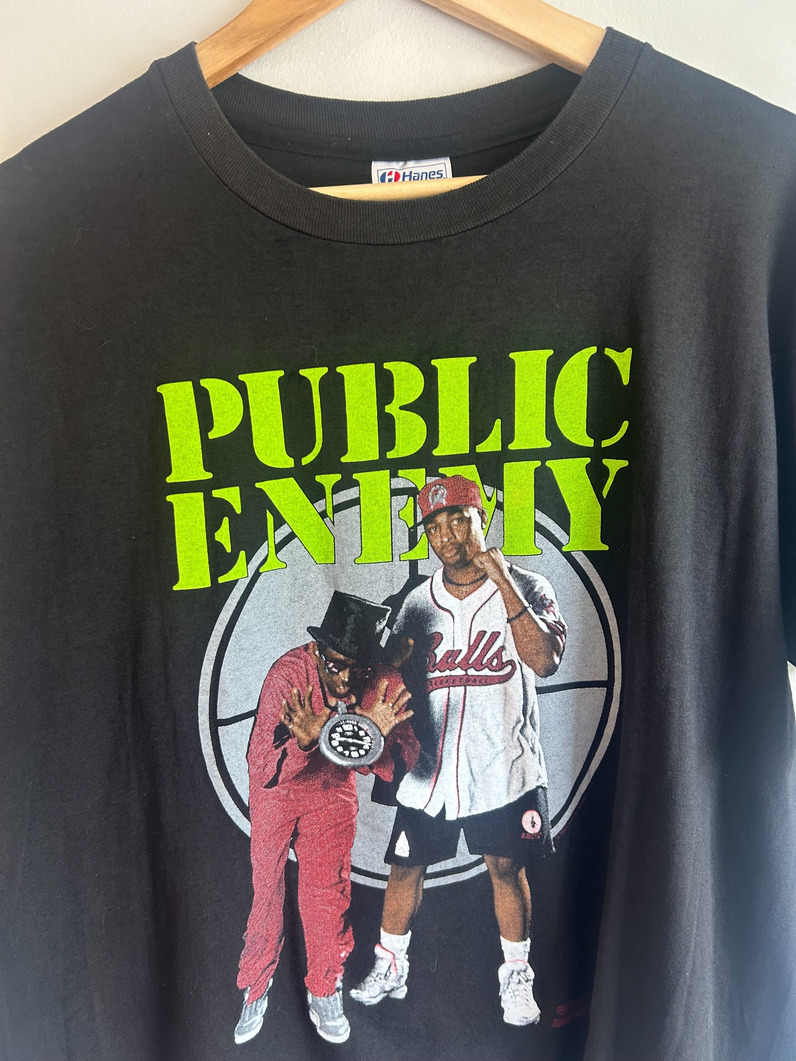 PUBLIC ENEMY Tシャツ L オリジナル RAP TEE Public Enemy Apocalypse 91' The Enemy Strikes Back Vintage Rap T