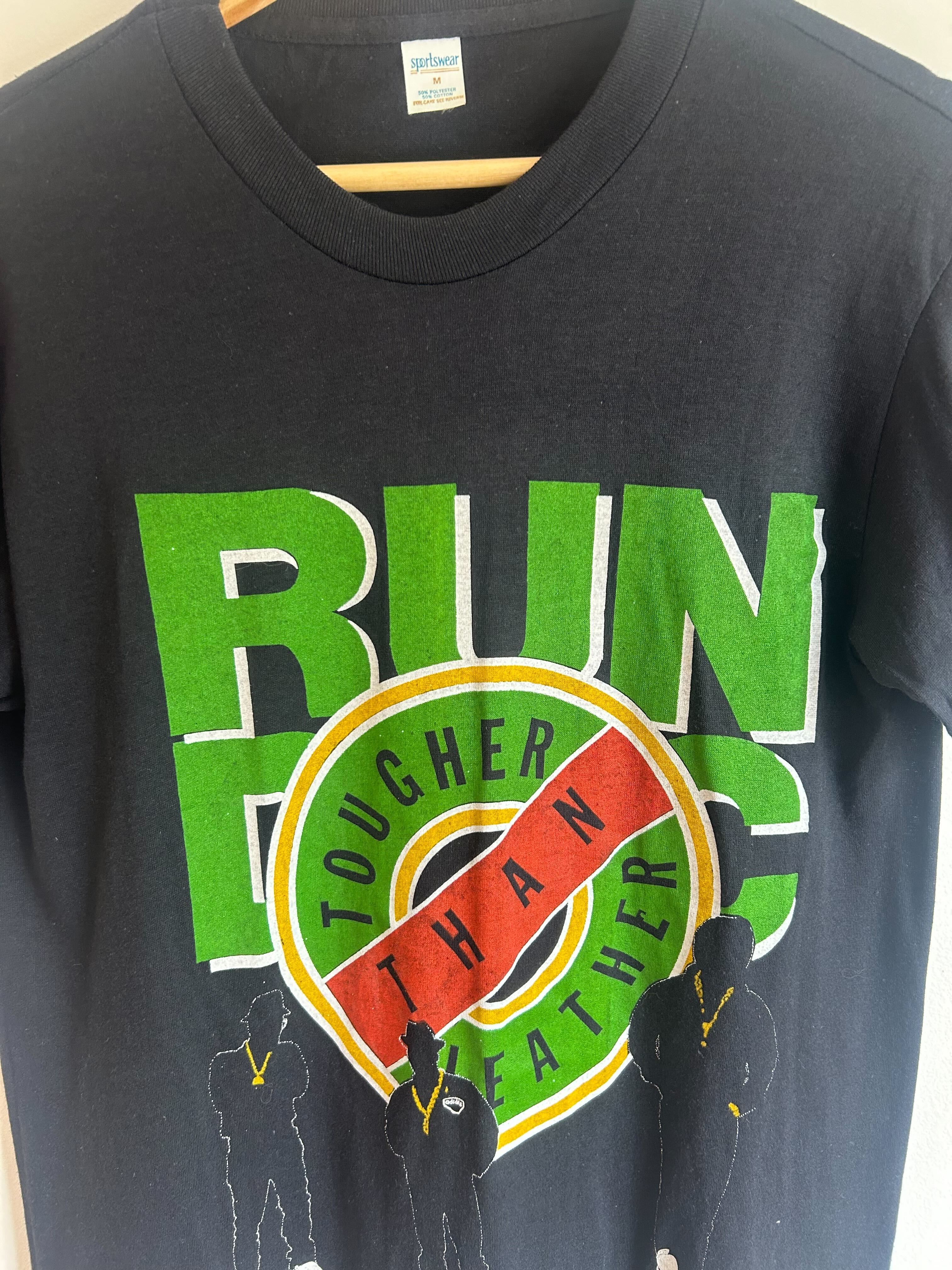 Run DMC Tougher than Leather Vintage Rap T-Shirt – The Bass