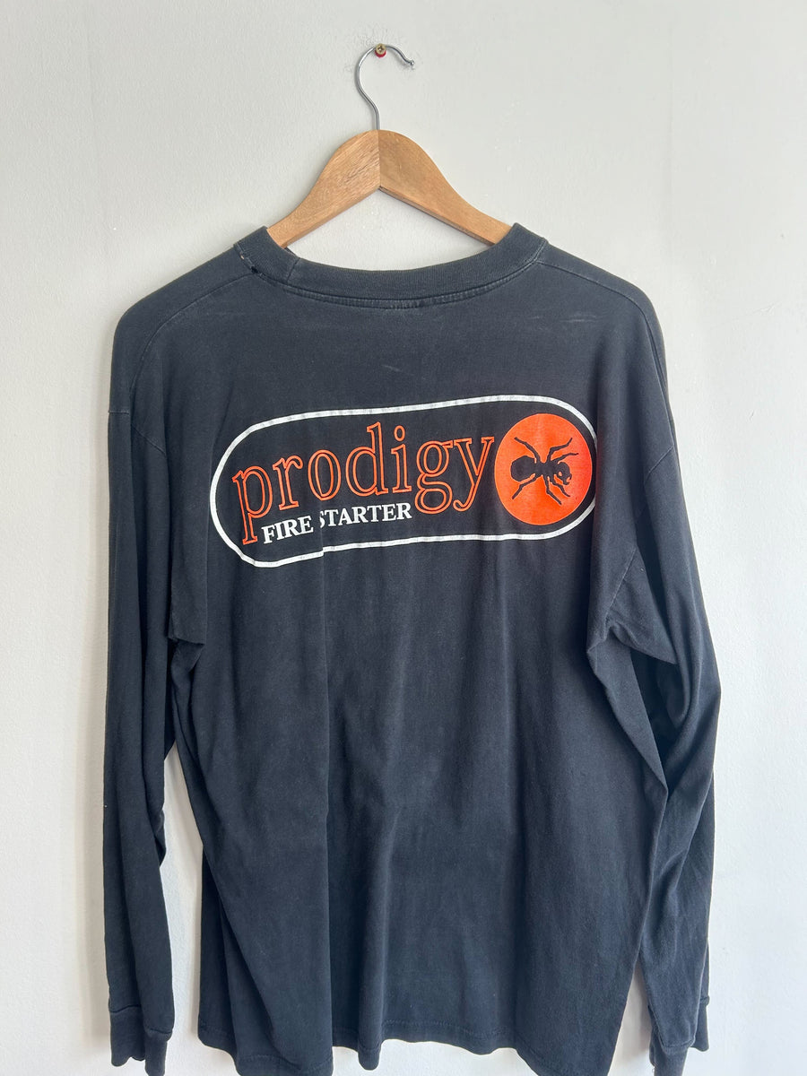 The Prodigy 'Firestarter' L/S Vintage T-Shirt – The Bass Boutique