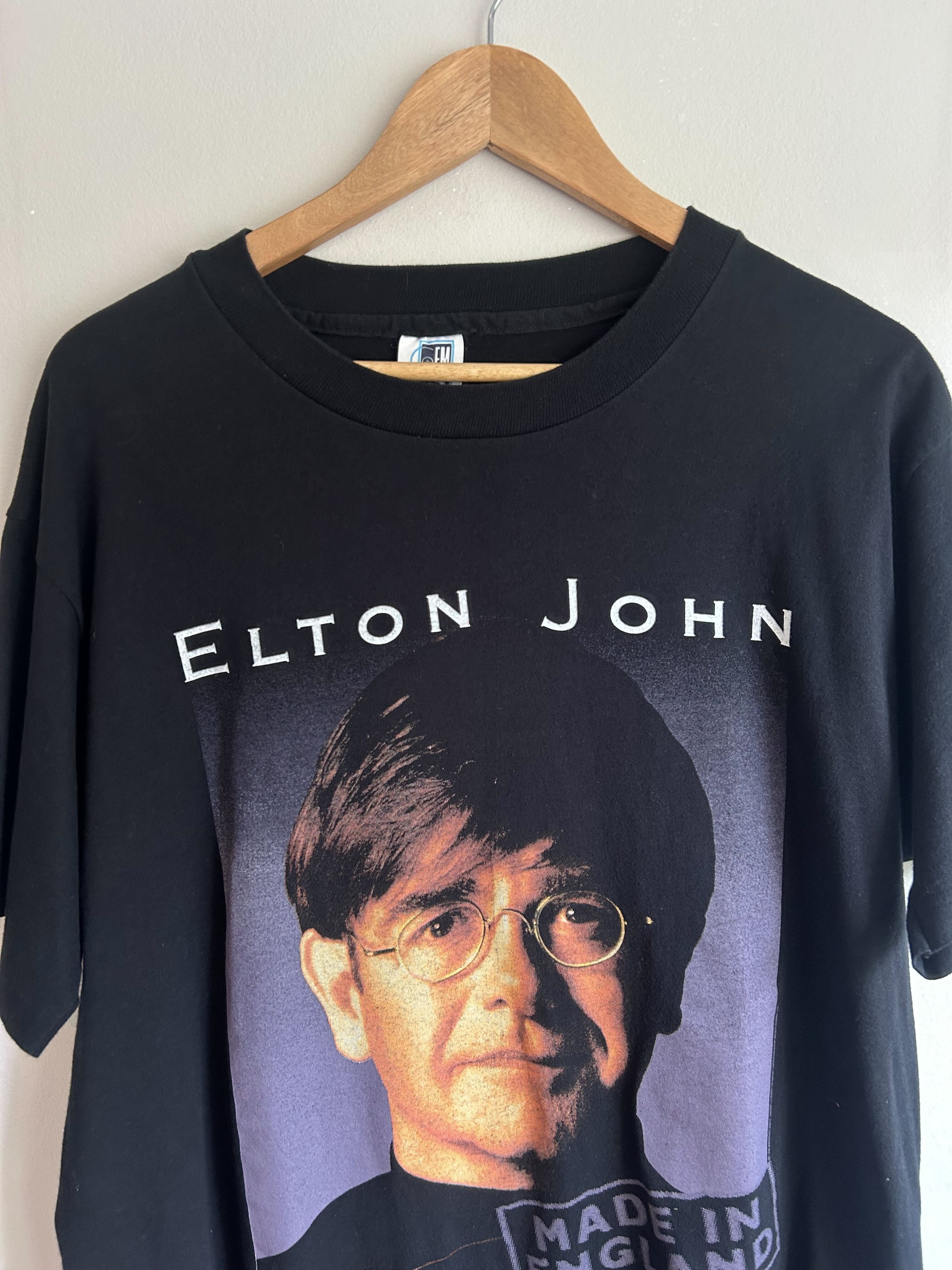 Elton John Made in England Vintage T Shirt The Bass Boutique