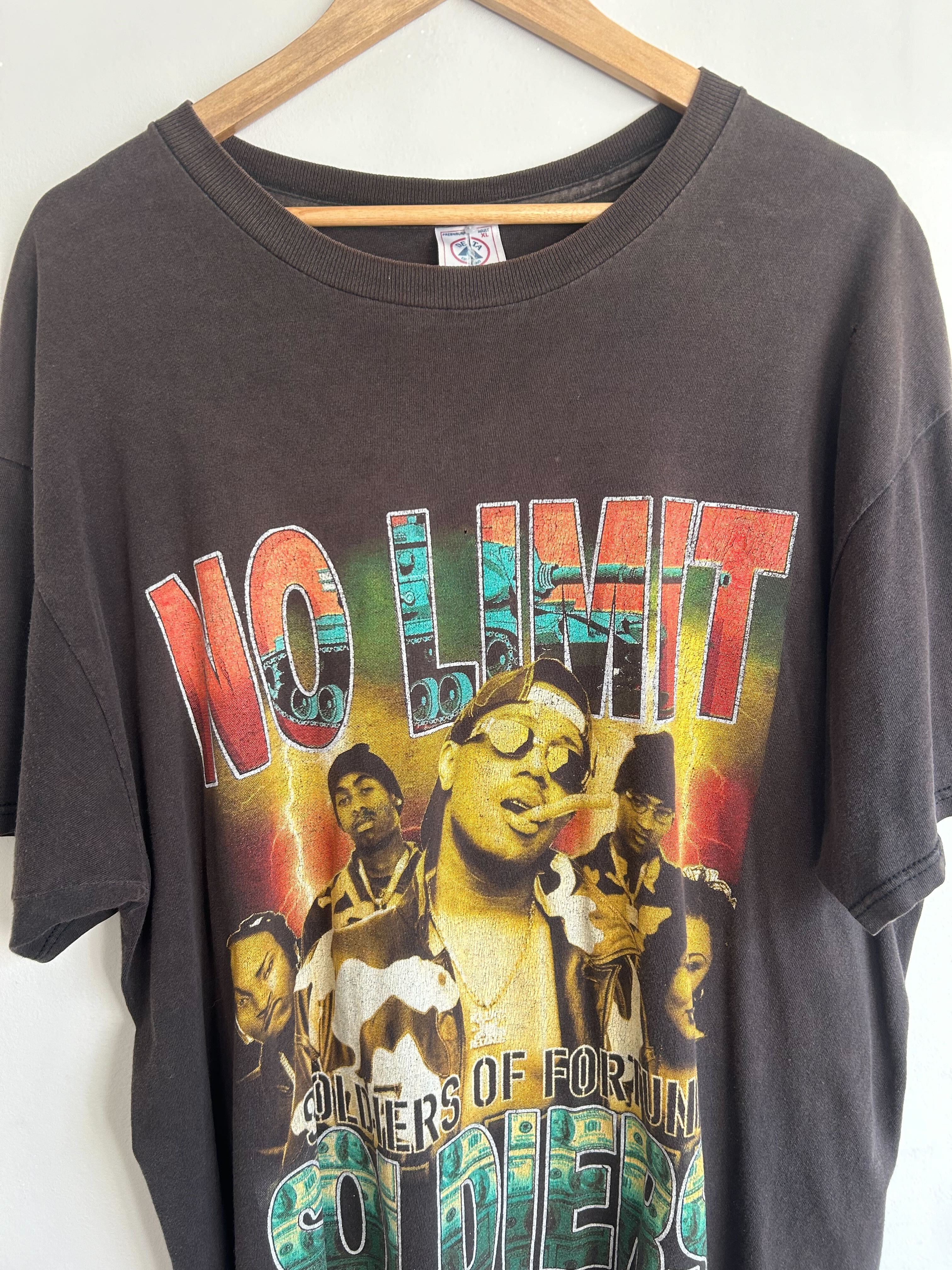 no limit soldier ゲームシャツ no limit records Master P No Limit Soldiers Vintage Rap T-Shirt – The Bass Boutique