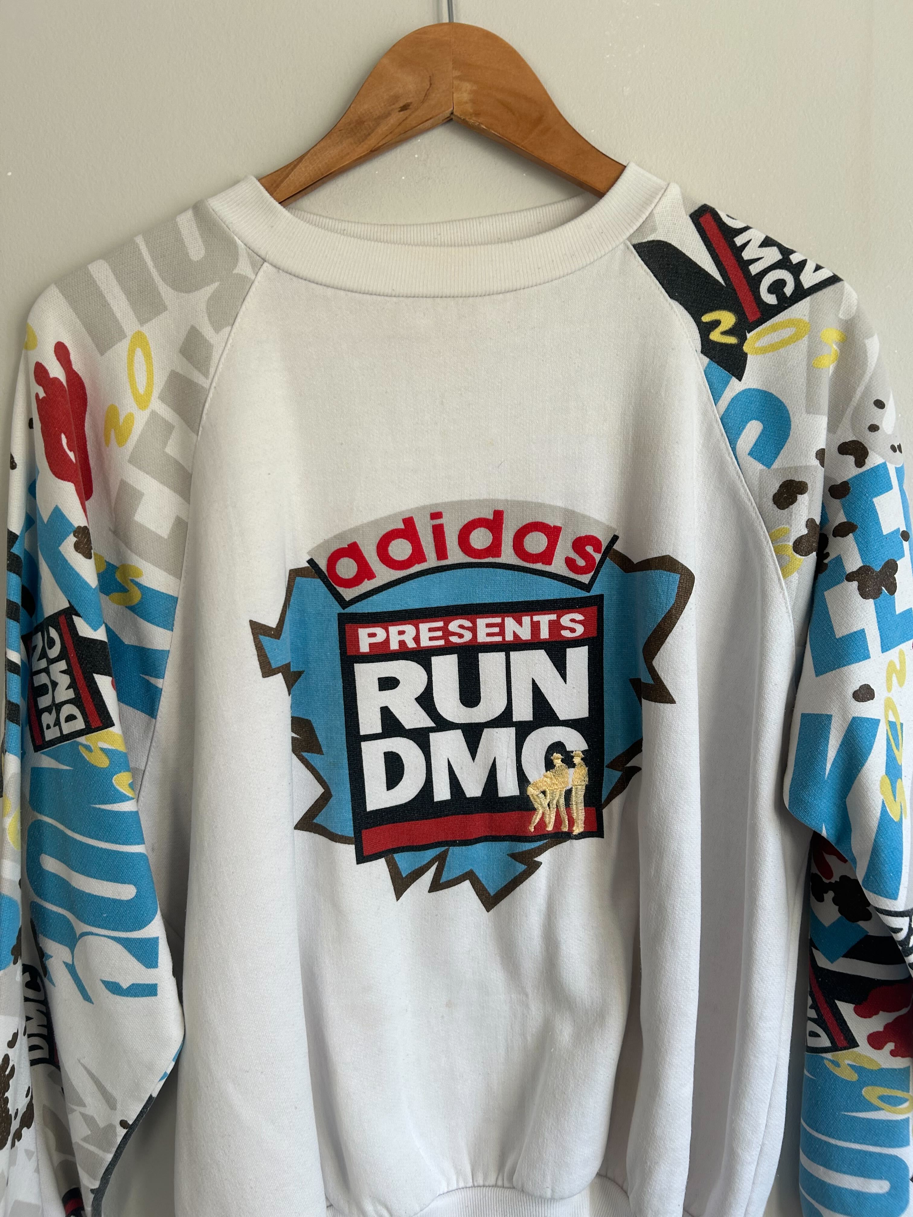 Adidas Presents Run DMC Vintage Rap Sweatshirt – The Bass Boutique