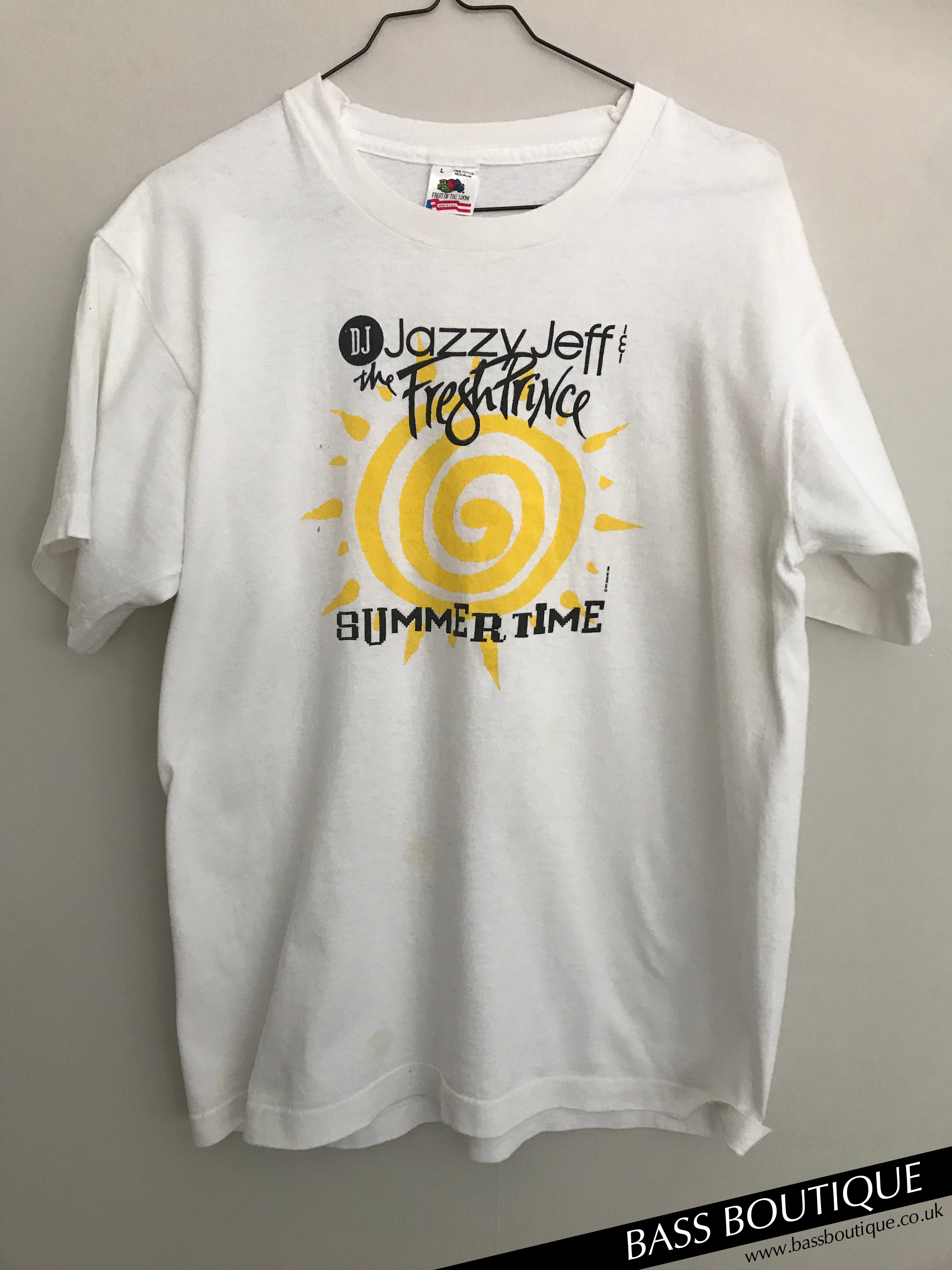 Fresh prince and Jazzy Jef 'Summer time' Vintage T-shirt (L) – The Bass  Boutique