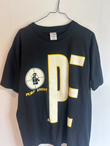Public Enemy 'PE' Vintage Rap T-Shirt