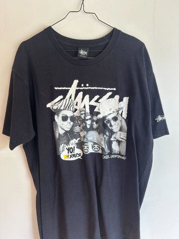 Stussy x Yo MTV Raps Digital Underground Vintage Rap T-Shirt