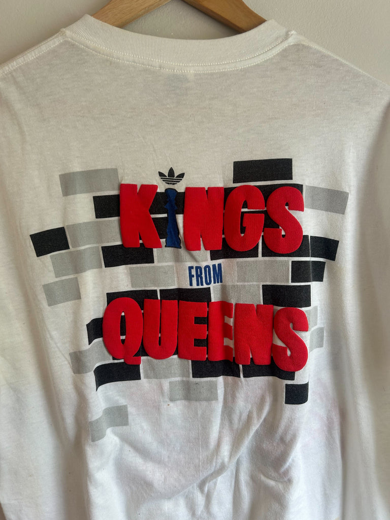 Run DMC Adidas Kings from Queens Vintage Rap T-Shirt – The Bass Boutique