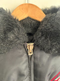 Kool FM Jungle Fever Fur Neckline Vintage Bomber Jacket