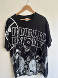 Public Enemy Black/White Vintage Rap T-Shirt