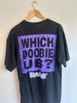 Funkdoobiest Which Doobie U B Black Vintage Rap T-Shirt