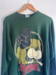 Dready Vintage Green Long Sleeve T-Shirt