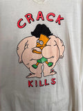 'Crack Kills' Vintage T-shirt (XL)
