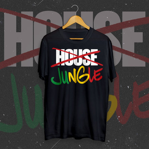 House X Jungle tee (black edition)