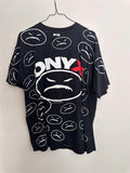 Onyx Smile Print Vintage T-Shirt (XL)
